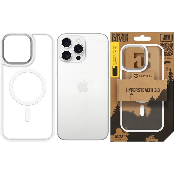 Tactical MagForce Hyperstealth 3.0 MagSafe kryt Apple iPhone 16 Pro Max Snow White - Pouzdra - Obrázek 0c0d8028967f4ed4ad05b5fb6f64aff0
