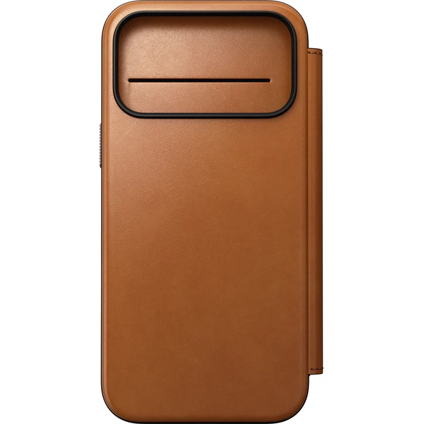 Nomad Modern Leather Folio (Horween) MagSafe kožené pouzdro iPhone 17 Pro Max/18 Pro Max Saddle - Pouzdra - Obrázek 0c2fe6ca900345c7a773001d541c0759