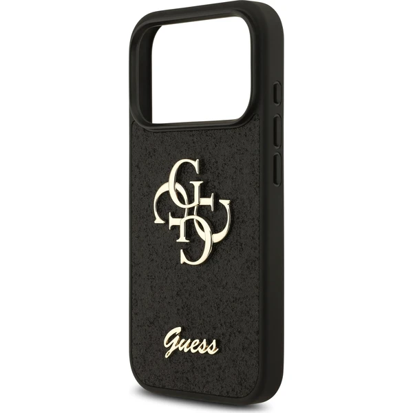 Guess PU Fixed Glitter 4G Metal Logo kryt iPhone 18 Pro černý - Pouzdra - Obrázek 0c32bab5c0194b7f9254b1d71c9d1003