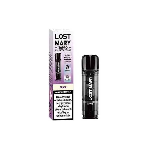 Lost Mary TAPPO předplněná kapsle Grape 1ks (17mg)