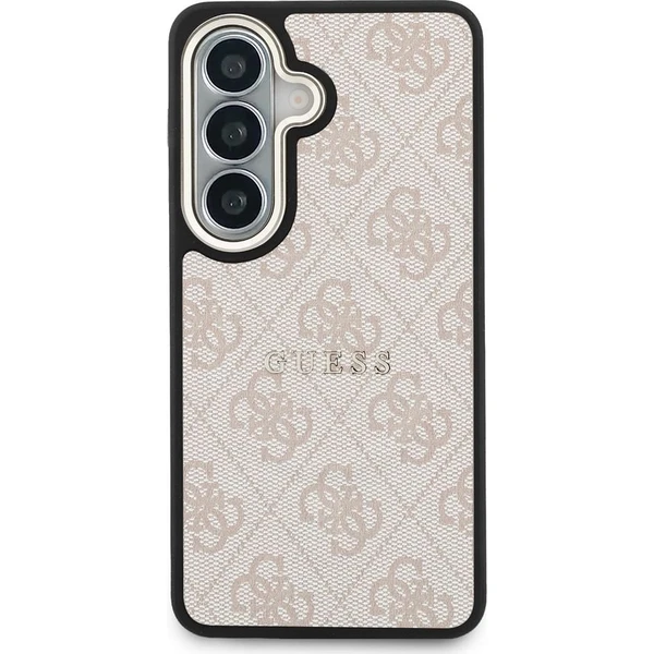 Guess PU Leather 4G Gold Frame Magnetic kryt Samsung Galaxy S26 růžový - Pouzdra - Obrázek 0cb4020fd90f49569ae327ed94616b2d