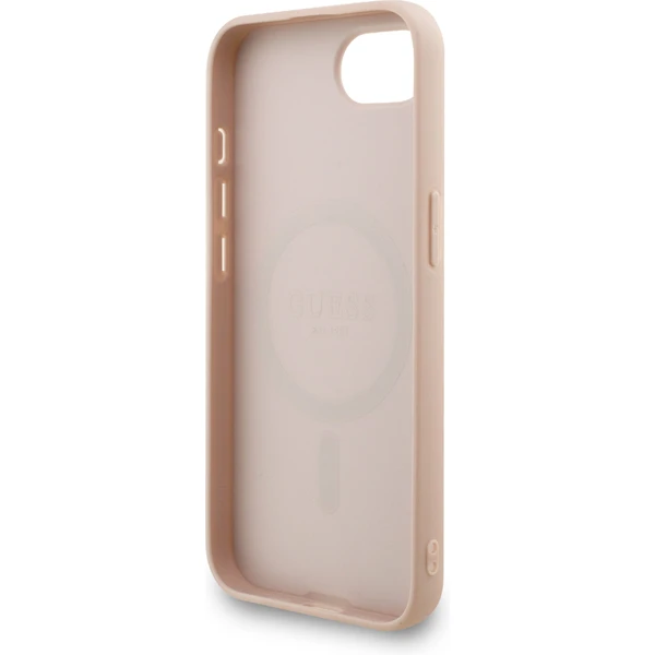 Guess PU Leather 4G Colored Ring Strap MagSafe kryt iPhone 17e/16e růžový - Pouzdra - Obrázek 0cd8b14e330649f38baf932dc78ec940