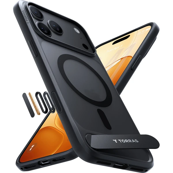 Torras Ostand L1 MagSafe kryt iPhone 18 Pro Max černý - Pouzdra - Obrázek 0cd96a00e9db45eeaa2adf939bf46130