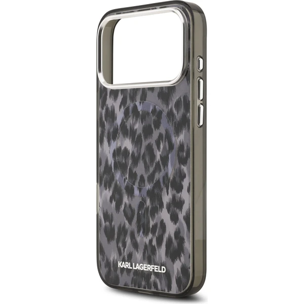 Karl Lagerfeld IML Leopard MagSafe Zadní Kryt pro iPhone 17 Pro Max šedý - Pouzdra - Obrázek 0cfce27faf204b18875f5060fb48a4bd