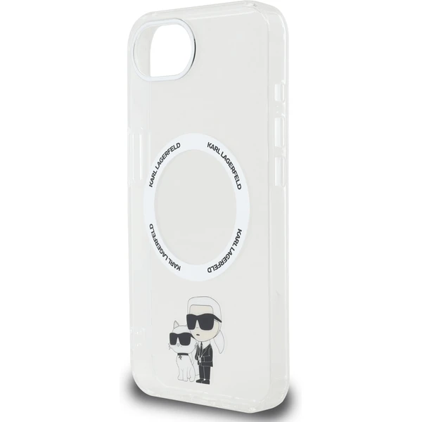 Karl Lagerfeld IML Karl and Choupette MagSafe kryt iPhone 17e/16e čirý - Pouzdra - Obrázek 0d2183badf504293b18a0b3c2a405db3