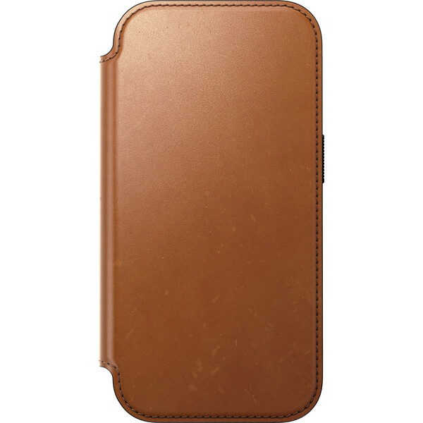Nomad Modern Leather Folio (Horween) MagSafe kožené pouzdro iPhone 17 Pro/18 Pro Saddle - Pouzdra - Obrázek 0d25398fc6ca4ec7be81f6692508c428