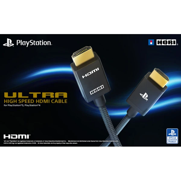 Hori HDMI 2.1/HDMI 2.1 kabel pro PS5 8K 2m černý - Kabely a redukce - Obrázek 0d2f828d077642b8959173be8b2508f9