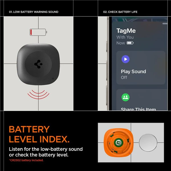 Spigen Bluetooth Tracker TagMe lokátor s Apple Find My černý - Lokátory - Obrázek 0d3331af0f9a4bcab29aaaa788dfe7f9