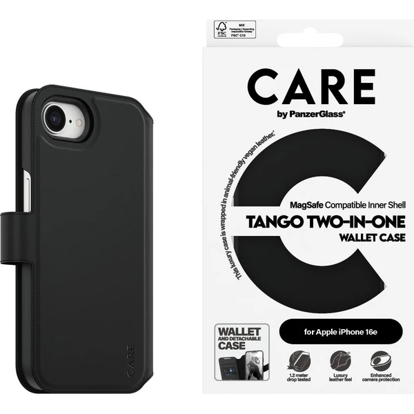 PanzerGlass® CARE pouzdro Apple iPhone 17e/16e MagSafe Tango 2v1 Wallet - Pouzdra - Obrázek 0d5af7494784428d822df6f3da93fc0f