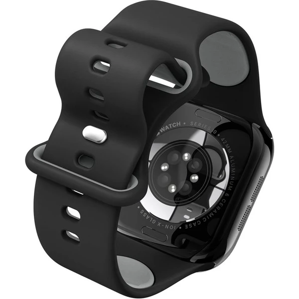 Spigen Nano Pop Band řemínek Apple Watch 42/41/40mm černý/šedý - Řemínky - Obrázek 0d694b6e34364210ac69e6aa91c4cf9a