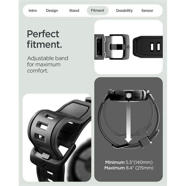Spigen Rugged Armor kryt Google Pixel Watch 4 41mm matně černý - Pouzdra - Obrázek 0d6e71b8d4d0401798e41dc3bba64e8c