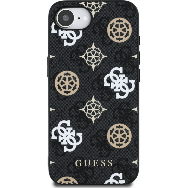Guess PU 4G Peony MagSafe kryt iPhone 17e/16e černý - Pouzdra - Obrázek 0d756850fa1c4378bd6de16671ba71c9