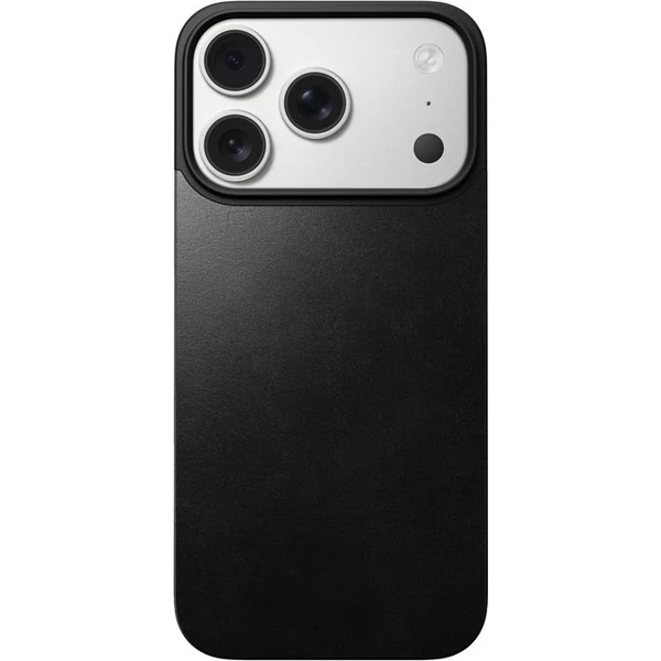 Nomad Magnetic Leather Back (Horween) Magsafe kožený kryt iPhone 17 Pro Black - Pouzdra - Obrázek 0d80564342ee4ccc9cf68cd87cc1323f