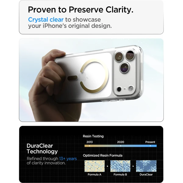 Spigen Ultra Hybrid MagSafe kryt iPhone 18 Pro Max/17 Pro Max clear gold - Pouzdra - Obrázek 0d96b55e821d44fea4d6720b3081f450
