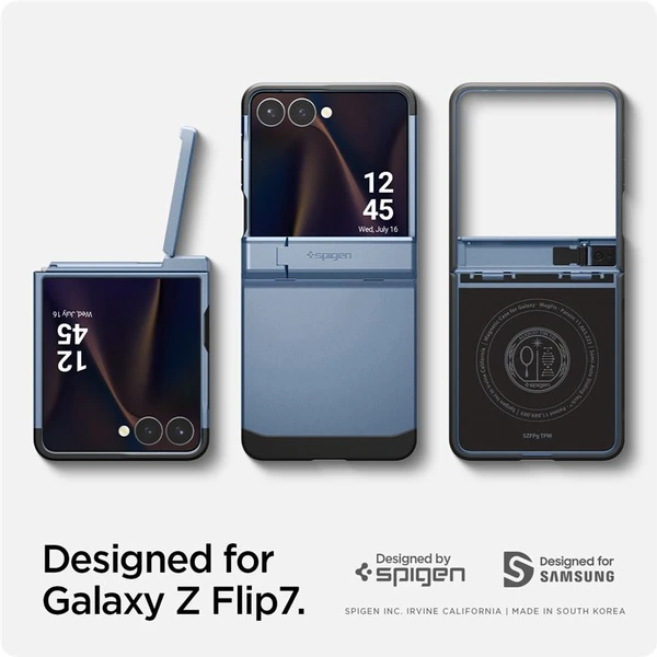 Spigen Tough Armor Pro MagSafe kryt Samsung Galaxy Z Flip7 světle modrý - Pouzdra - Obrázek 0dc5db79dcfa469da42fcaeb83b0cd36