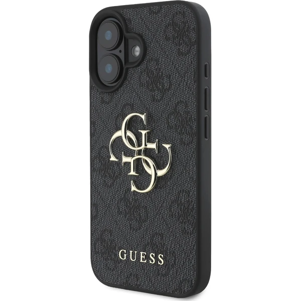 Guess PU 4G Metal Logo kryt pro iPhone 16 šedý - Pouzdra - Obrázek 0de3e822ac1e45a2bef7a439cbc2e253