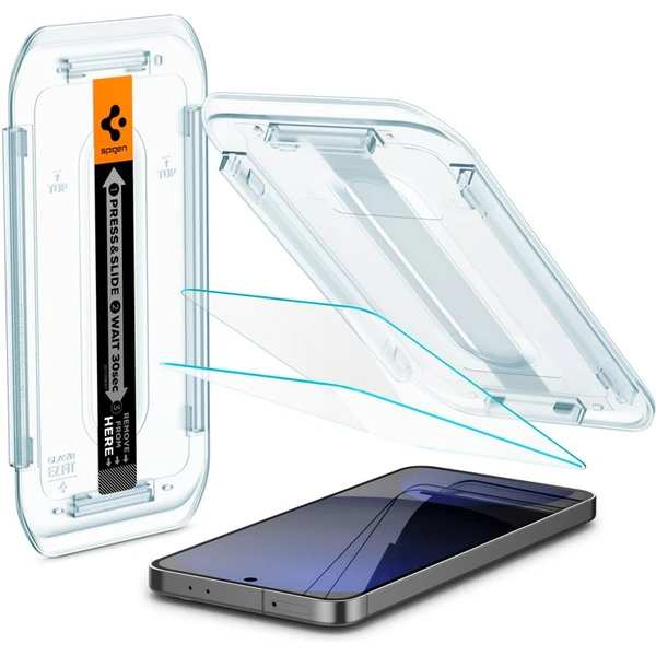Spigen Glass tR EZ Fit tvrzené sklo Samsung Galaxy S24 FE/A56 5G čiré (2-pack) - Ochranné folie a skla - Hlavní obrázek
