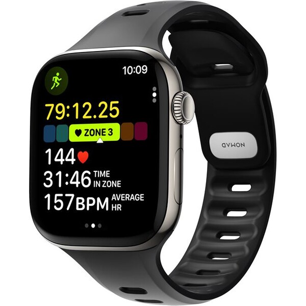 Nomad Tempo Band FKM řemínek Apple Watch 45mm/46mm black