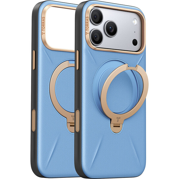 Torras Ostand Q3 VegSkin MagSafe kryt iPhone 18 Pro modrý