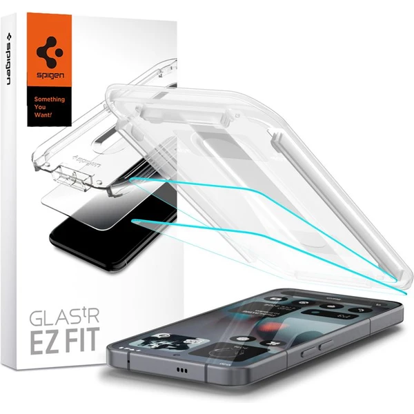 Spigen Glass tR EZ Fit tvrzené sklo Nothing Phone (3) čiré (2 ks) - Ochranné folie a skla - Obrázek 0e73da440486447c941c34ed343c0f24