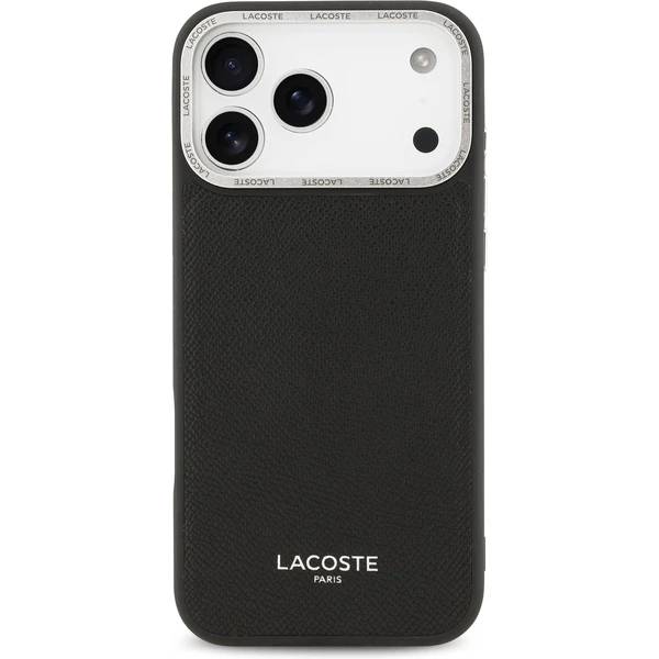 Lacoste PU Leather Champs Elysees MagSafe kryt iPhone 17 Pro Max černý - Pouzdra - Obrázek 0e767368be5b4c05bf089cef536128cf