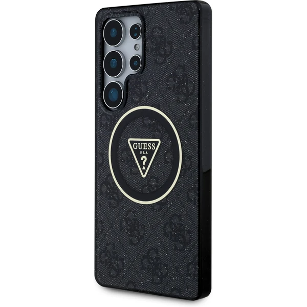 Guess IML 4G Glitter and Triangle Logo MagSafe kryt Samsung Galaxy S25 Ultra černý - Pouzdra - Obrázek 0e7fe4f672b745d8accf3931935e9fd6