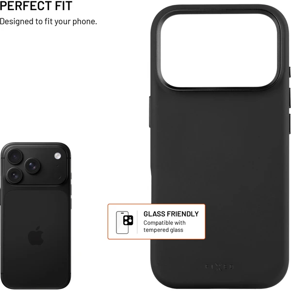 FIXED MagFlow silikonový kryt s MagSafe Apple iPhone 18 Pro černý - Pouzdra - Obrázek 0eafb0a48d9348ec9de5997f6f20f7ec