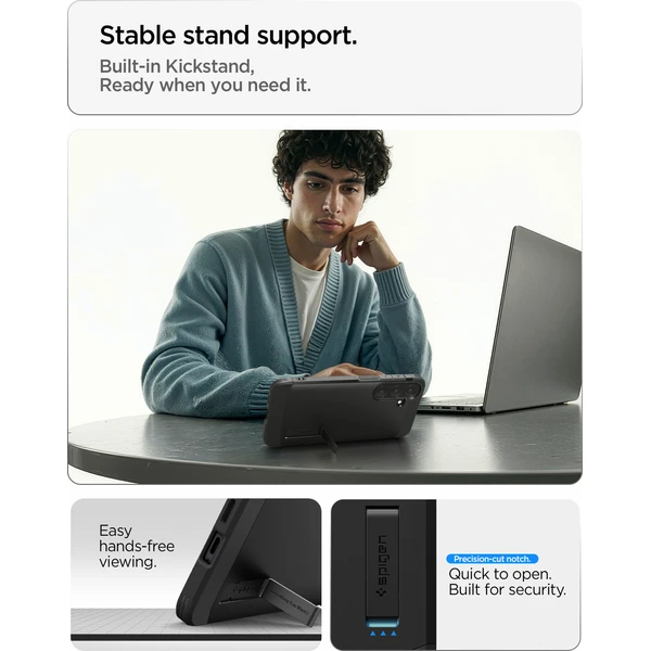 Spigen Tough Armor MagSafe kryt Samsung Galaxy S26 FE black - Pouzdra - Obrázek 0ebe60f06f5545b59a257de38d0d45ad
