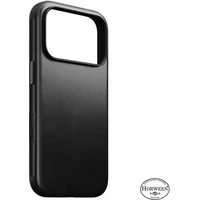 Nomad Modern Leather (Horween) MagSafe kožený kryt iPhone 18 Pro Black - Pouzdra