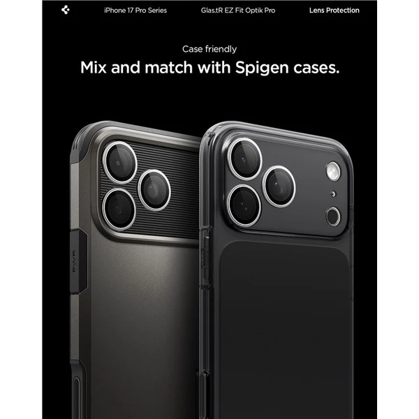 Spigen Glass tR EZ Fit Optik Pro skla iPhone 17-14 Pro/17-14 Pro Max silver (2 ks) - Ochranné folie a skla - Obrázek 0efe5ae5ef8949f0adbe21922ee58e93