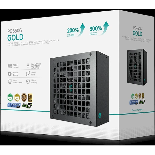 DEEPCOOL GAMERSTORM PQ650G 650W černý - Zdroje - Obrázek 0f1b10ed248d495f9e8df89eec7ce6d4