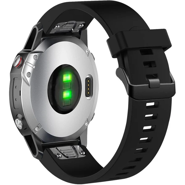 FIXED Silicone Strap řemínek pro Garmin QuickFit (20mm) černý - Řemínky - Obrázek 0f29a086dc624d5385b0440a21f4b9b5