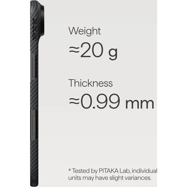 Pitaka Ultra-Slim Case MagSafe kryt iPhone 17 Black/Grey - Pouzdra - Obrázek 0f50ce4323a040a89097ca23d5c13a73