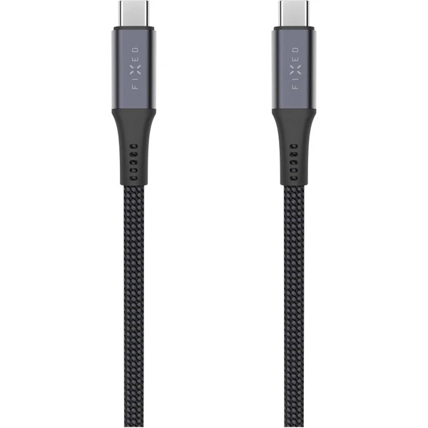 FIXED Multimedia Cabel USB-C napájecí a datový kabel 4K/60z, 20Gbps, 240W, 2m šedý - Kabely a redukce - Obrázek 0f688e49e17b42b6b8fe7bc757c2ad79