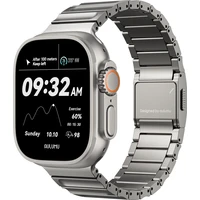 Aulumu C01 Hi-Per Titanium Alloy řemínek Apple Watch Ultra Titanium - Řemínky