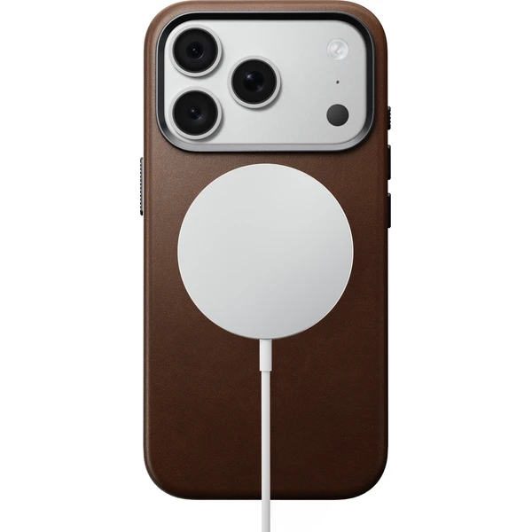 Nomad Traditional Leather MagSafe kožený kryt iPhone 17 Pro/18 Pro Brown - Pouzdra - Obrázek 0f9709822c7643ecbc2fd5f44a2bebbd
