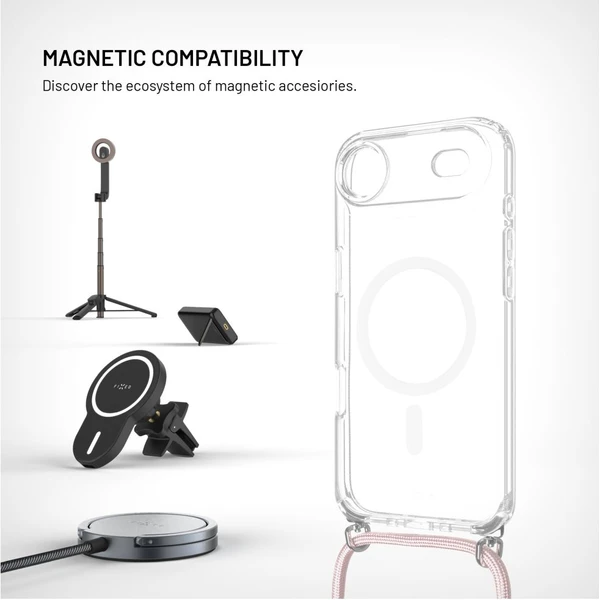 FIXED MagPure Neck kryt s růžovou šňůrkou na krk pro Apple iPhone Air - Pouzdra - Obrázek 0f9f58008d74418182296ba095410b6b