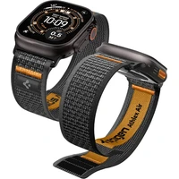 Spigen Athlex Air 2 Active řemínek Apple Watch 49/46/45/44mm černý/oranžový - Řemínky