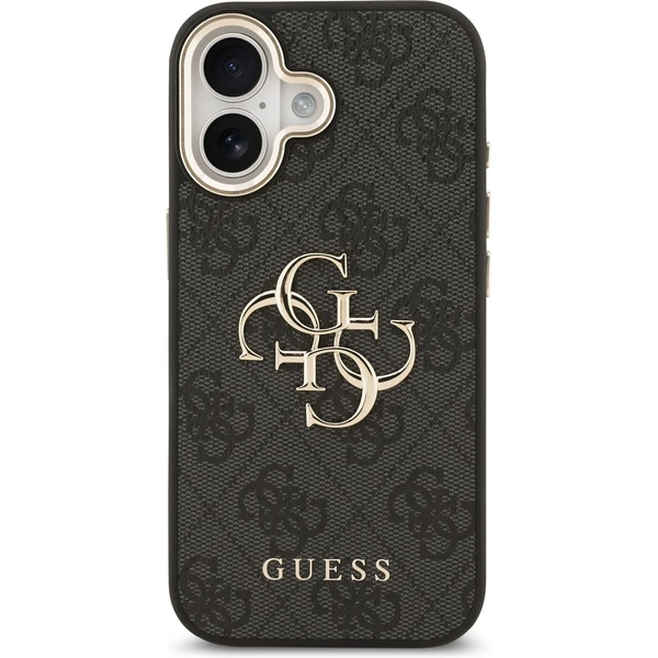 Guess PU Leather 4G Metal Logo Gold Frame MagSafe kryt iPhone 17 černý - Pouzdra - Obrázek 0ff37fef6d904bdbbeac39b108c30aec