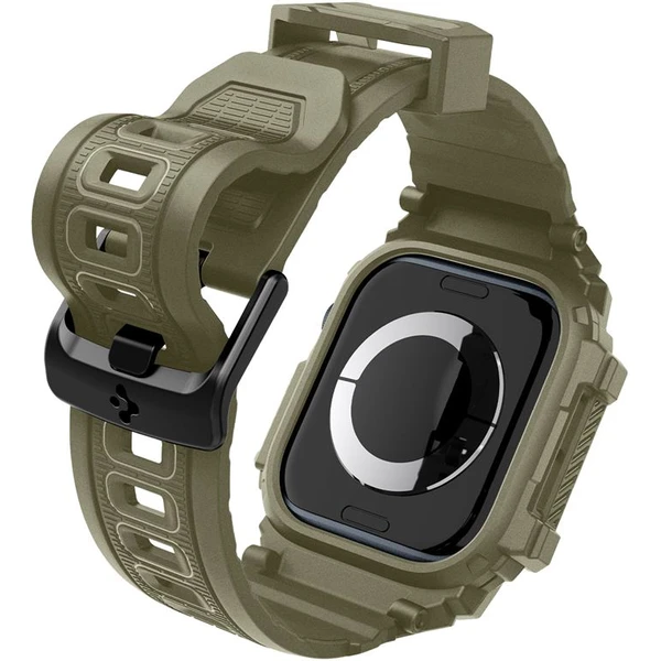 Spigen Rugged Armor Pro řemínek s pouzdrem Apple Watch 10/11 (46mm) zelený - Řemínky - Obrázek 0ff7d8ab35f94f3db8479f24e6254565
