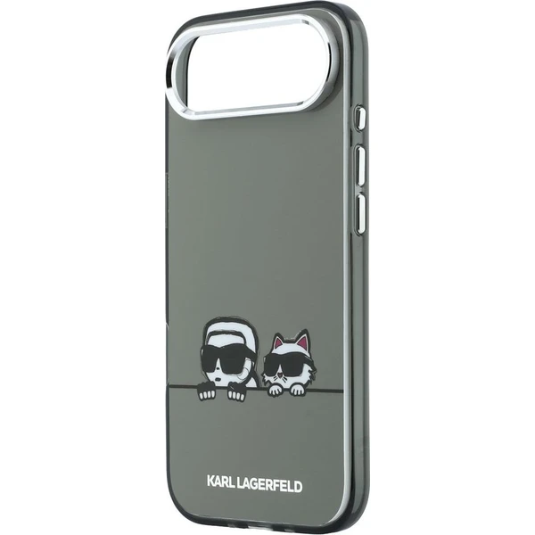 Karl Lagerfeld IML K&CH Heads Logo MagSafe kryt iPhone Air černý - Pouzdra - Obrázek 0ffeec9de0de4727a153c09e5d5cd769