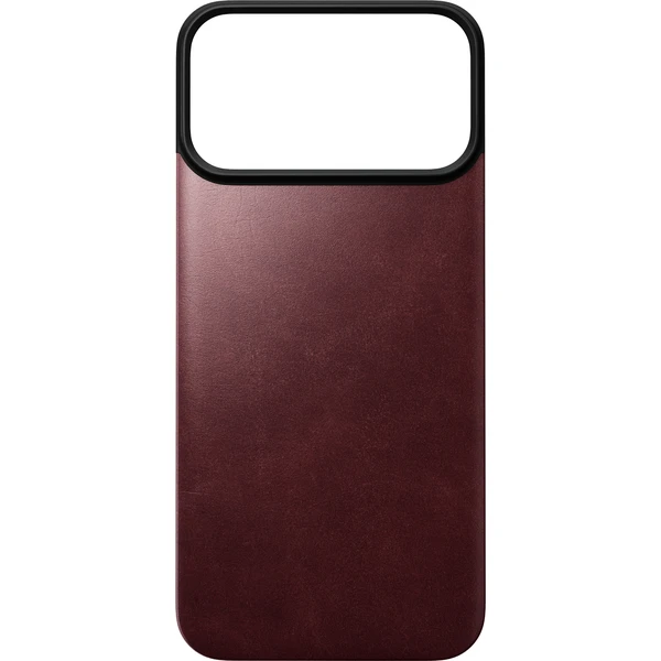 Nomad Magnetic Leather Back (Horween) MagSafe kožený kryt iPhone 17 Pro Max/18 Pro Max Burgundy - Pouzdra - Obrázek 10221f7d0d564f00a9184dcc6024293a