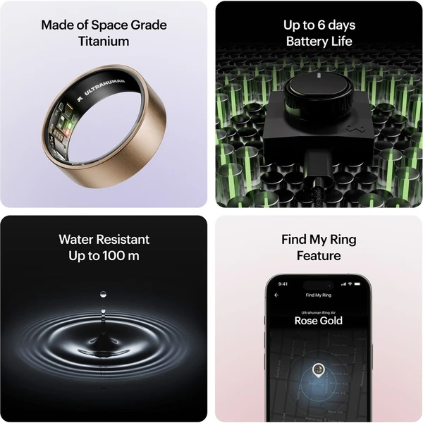 Ultrahuman Ring AIR chytrý prsten vel. 6 Rose Gold (Další) - Chytré prsteny - Obrázek 102cd556af8a42ad9f6e4a91077eb59d