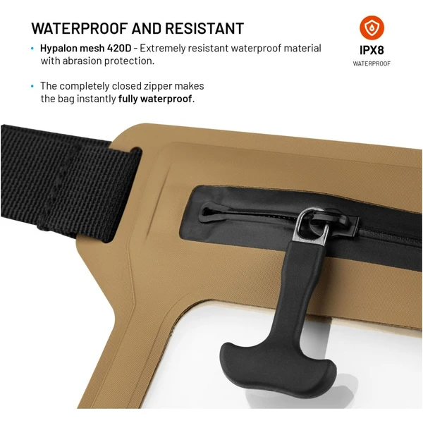 FIXED Dry Belt voděodolné pouzdro okolo pasu zelené - Pouzdra - Obrázek 105770a38a5043ea93bea607d41531c5