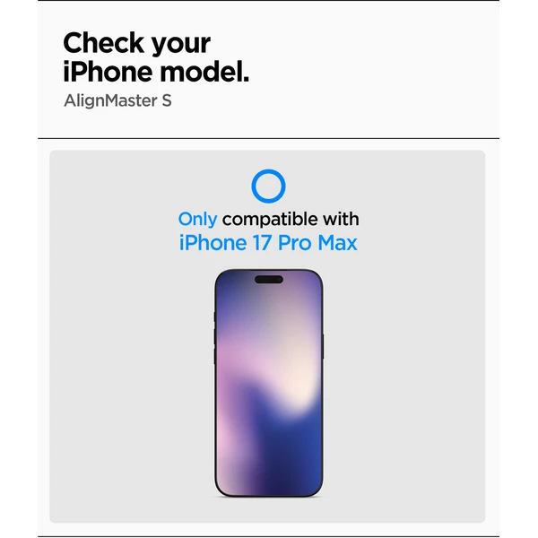 Spigen Glass tR AlignMaster S sklo iPhone 17 Pro Max (3 ks) - Ochranné folie a skla - Obrázek 1080d8f2bc7f46ebb225b7906d953aed