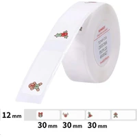 Niimbot štítky T 12x30mm 210ks pro D11, D11-M, D110, D110-H Vánoce - Pásky pro štítkovače