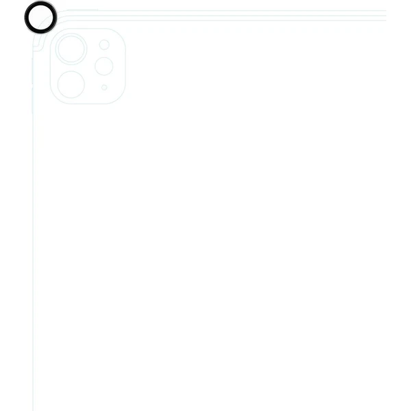 Epico Glass ochrana čoček fotoaparátu pro Apple iPad Pro 11”/13” (M4) s jednokrokovým aplikátorem - Ochranné folie a skla - Obrázek 10SJ000K01