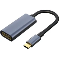 PremiumCord USB-C/DisplayPort redukce 0,2m černošedá - Kabely a redukce