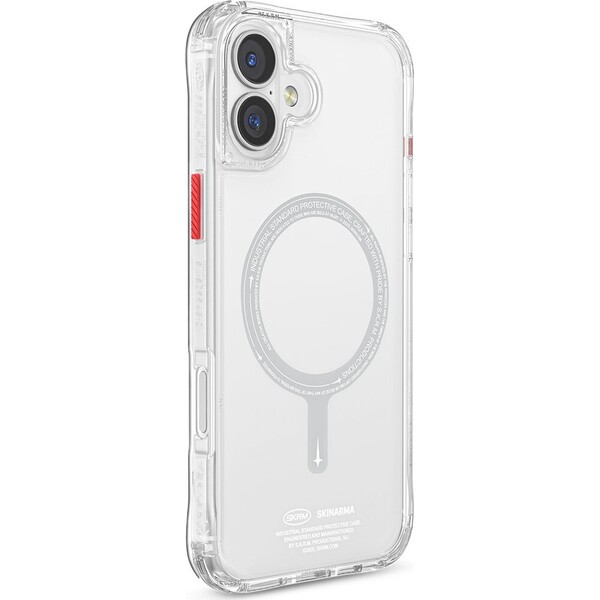 SKINARMA Saido Mag-Charge kryt iPhone 16 Plus čirý