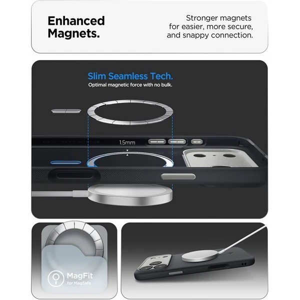 Spigen Nano Pop MagSafe kryt iPhone 17 Pro Max black sesame - Pouzdra - Obrázek 1114ec36e696437f971fb765796b3839